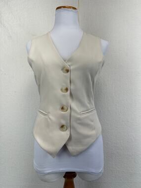 BB Dakota Steve Madden Tailored Waistcoat/Vest Women's Size M Classic Suiting
